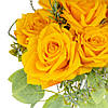 Букет троянд, 9 бутонів, жовтий, 40 см ELISEY, фото 3