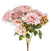 Букет “Квітковий ансамбль” (6 жоржин і 3 гортензії), рожевий, 45 см ELISEY, фото 2