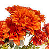 Букет “Квітковий ансамбль” (6 жоржин і 3 гортензії), помаранчевий, 45 см ELISEY, фото 4
