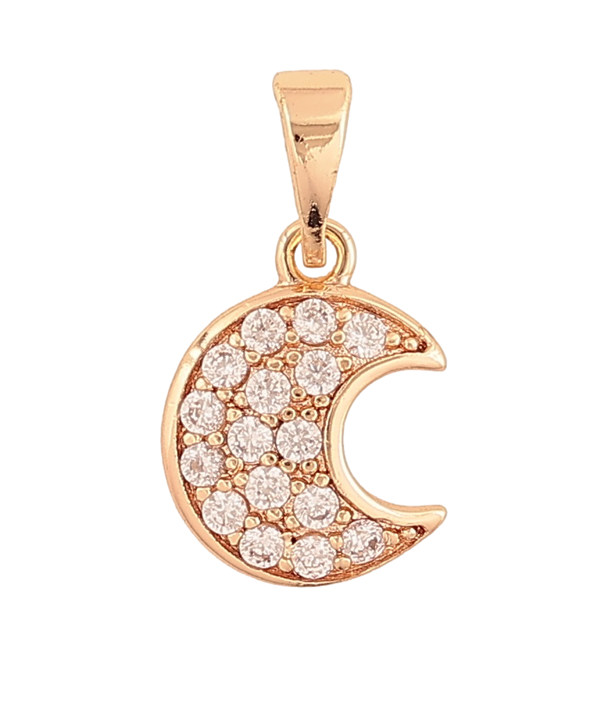 Кулон Xuping M&L Колір 18K "Півмісяць» для ланцюжка до 5мм, фото 1