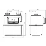 Лічильник газу ELSTER BK-G4MT - 3/4", фото 3