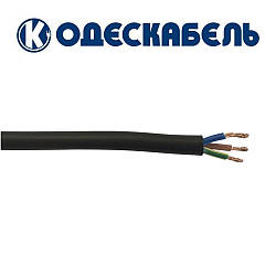 Кабель силовий гнучкий ВВГнг-LS 3х1 мм 2 мідний багатожильний (5-й клас гнучкості), Одескабель