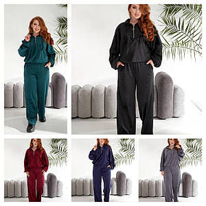 Жіночий велюровий костюм 48-50,52-54,56-58,60-62 новинка 2025