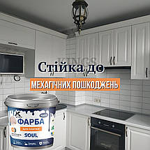 Фарба для плитки PLASTALL™ 1 кг Біла (Kings ral 9010) епоксидна фарба, водостійка, хімстійка, фото 4