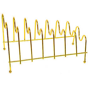 Настільна сушарка для посуду металева 31*18*17,5 см Золото KNZ