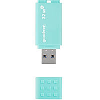 Флешнакопичувач USB3.0 32 GB GOODRAM UME3 Care Green (UME3-0320CRR11) Зелений DS