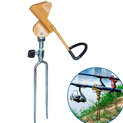 Підставка тримач для вудочки комлева, універсальна, алюміній, фото 1