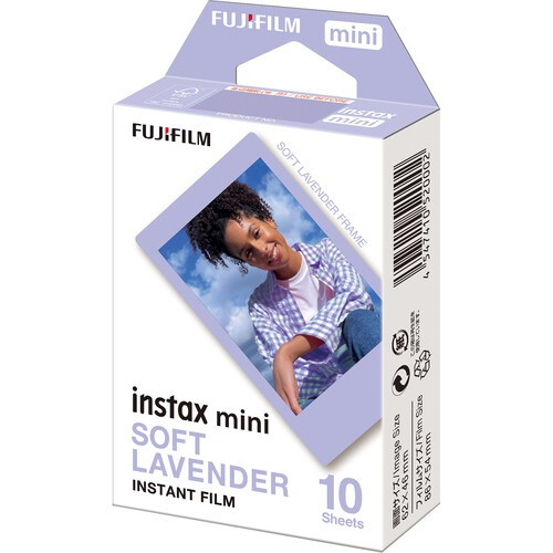 Фотопапір для камери Fujifilm Instax Mini Soft Lavender instant Film 10 аркушів для instax mini 12 11 9 LiPlay evo 40 90 99, фото 1
