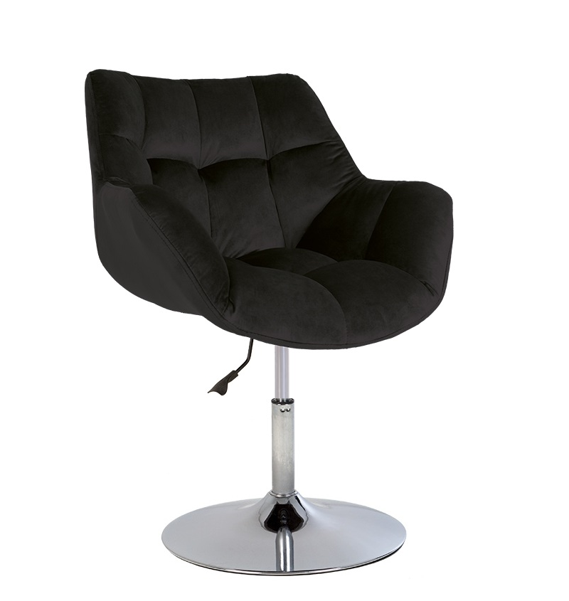 Офісне крісло Vensan plus 1S тканина puma-16 чорна (Новий Стиль ТМ)