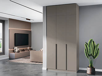 Шафа з антресолю 120см Елегант 3Д кольору тоффі