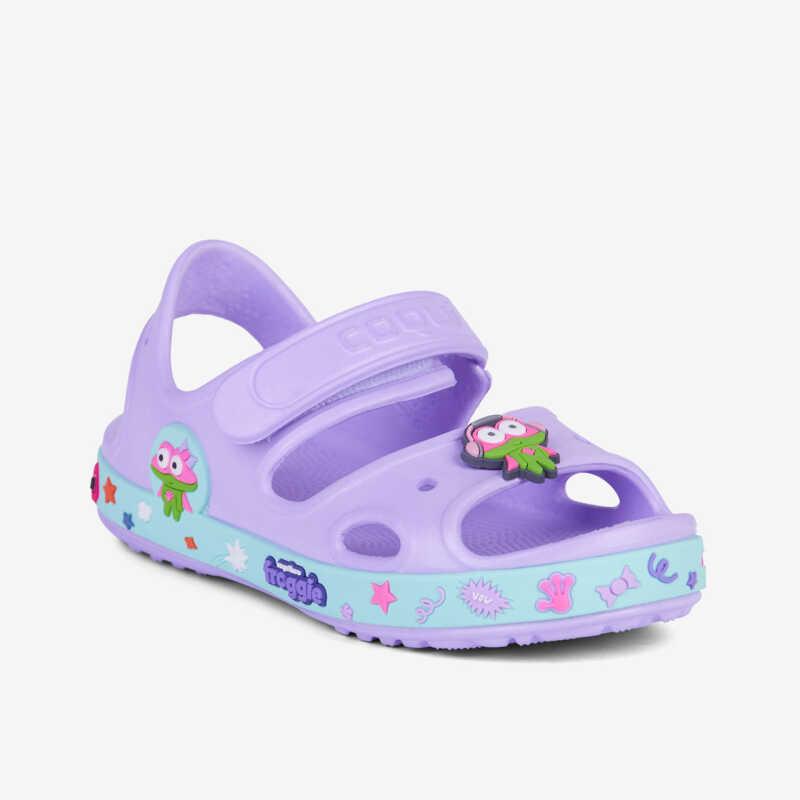 Босоніжки дитячі COQUI YOGI (8861 Lt. Lila/Lt. Mint Hero + Amulet) фіолетовий/м'ятни