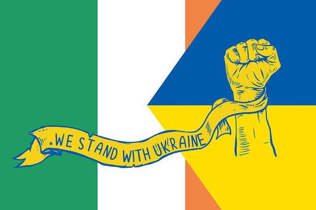Прапор «Ірландія разом з Україною. Stand with Ukraine», фото 1