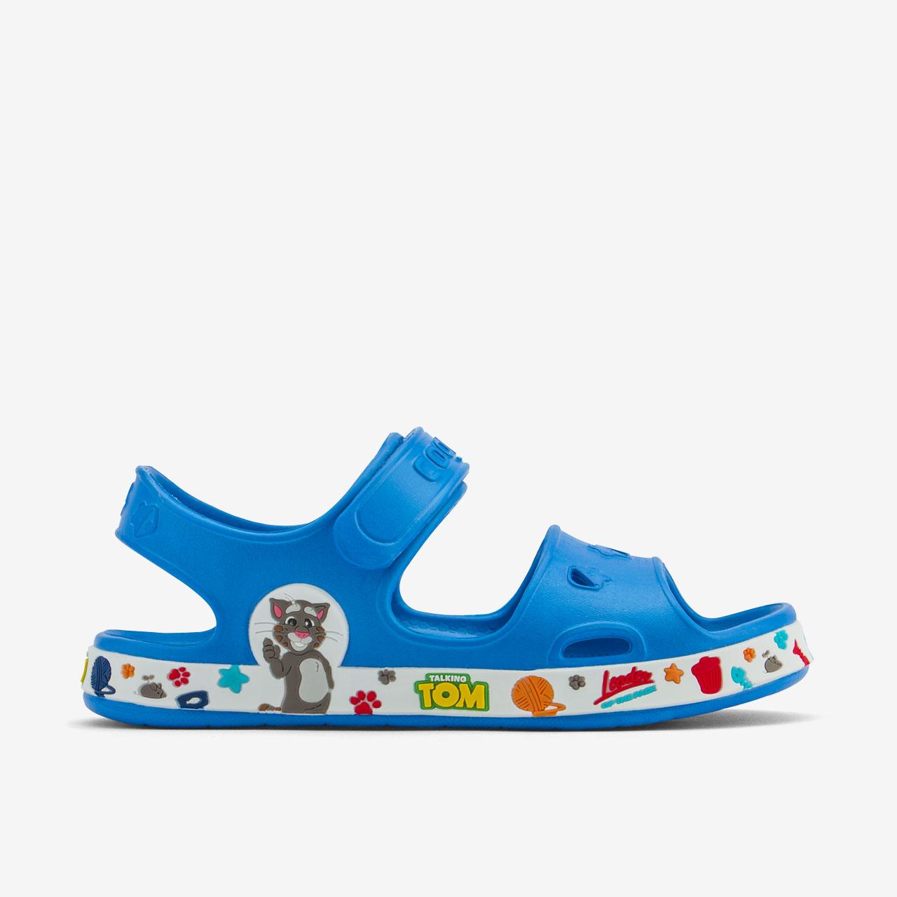 Босоніжки дитячі COQUI FOBEE Talking Tom and Friends (8851 Sea blue/White) блакитний/білийи, фото 1