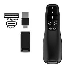 Презентер Y400 з лазерною указкою на батарейках. Пульт для презентацій Y400. Презентер USB