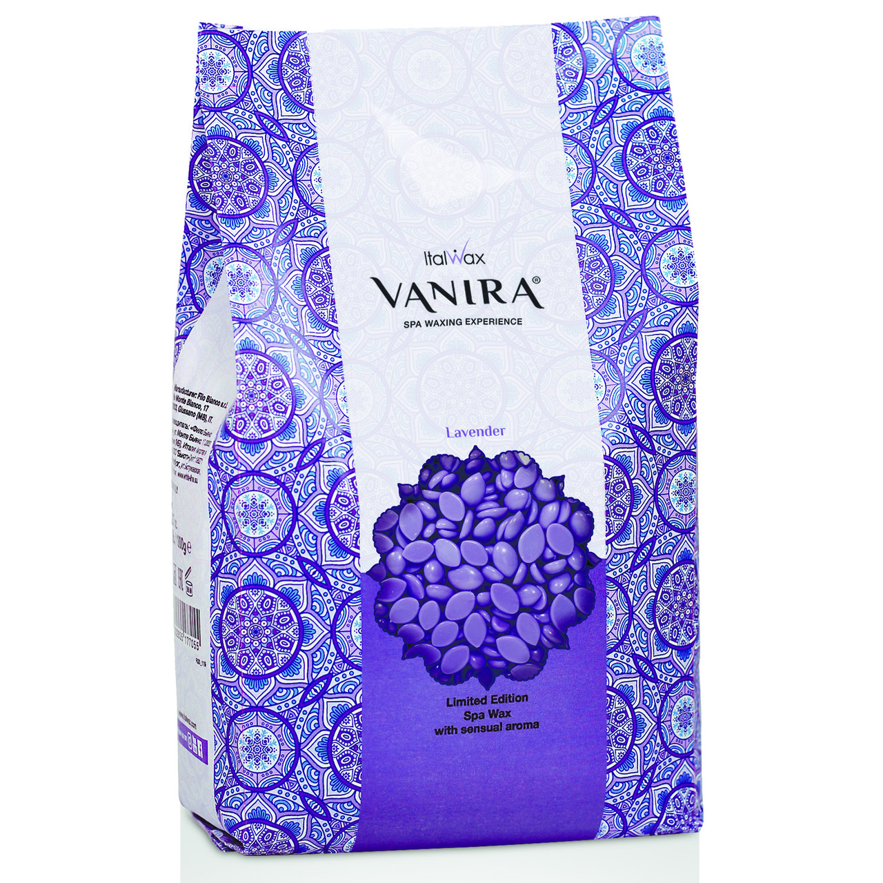 Гранульований віск Сандалії ItalWax VANIRA Нірвана Лаванда Aromatic SPA 1 кг
