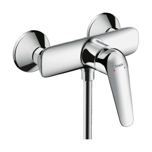 Змішувач для душу Hansgrohe Novus 71060000, настінний, одноважільний, хром