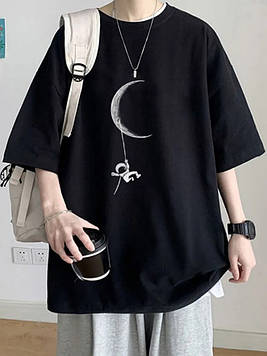 Футболка оверсайз для хлопчика підлітка Космонавт