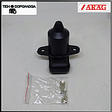 Розетка зі штекером живлення СОВО (мама+тато) 3-полюсна ,Розетка до монітора Bravo-180 466001, фото 6