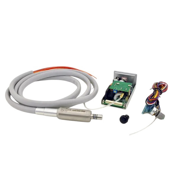 Вбудований щітковий мікромотор MicroNX HW-100E з подачею води для стоматологічної установки, фото 1