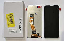 Дисплейний модуль (екран) для Samsung A115/M115 (A11/M11) чорний Оригінал 100% SERVICE PACK GH96-18907A