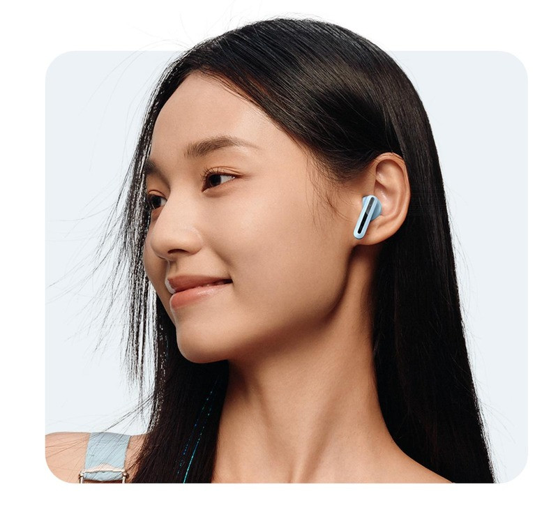 Bluetooth-Гарнітура Xiaomi Redmi Buds 6 Active Transparent Blue (BHR8394GL)_EU DS