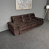 Розкладний диван прямий в тканині, фото 4