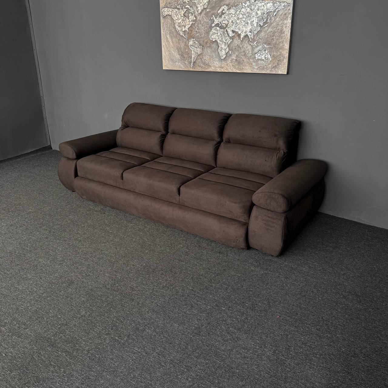 Розкладний диван прямий в тканині, фото 1