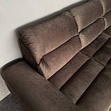 Розкладний диван прямий в тканині, фото 6