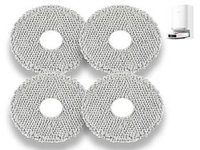 Комплект із 4 круглих миючих серветок для робота-пилососа Xiaomi X10 / X20 / X20+