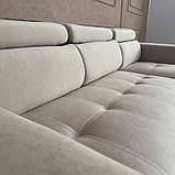 Розкладний новий диван з відставними пуфами, фото 10