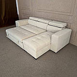 Розкладний новий диван з відставними пуфами, фото 6