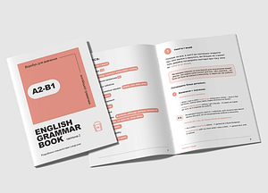 Ворбук для вивчення англійської граматики "English grammar book А2-В1"