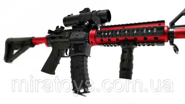 Дитячий автомат на Орбіз М416 Pro Battlefield Red Edition, довжина 82 см, акумулятор 7.4V,