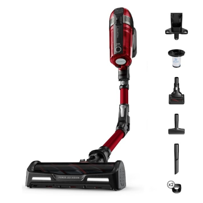 Аккумуляторний пилосос Rowenta X-Force Flex 12.60 Auto Animal RH98A9WO червоний, чорний DS, фото 1