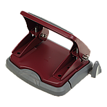 Діркопробивач металевий (до 25 арк.), MORANDI STYLE. бордовий, фото 2