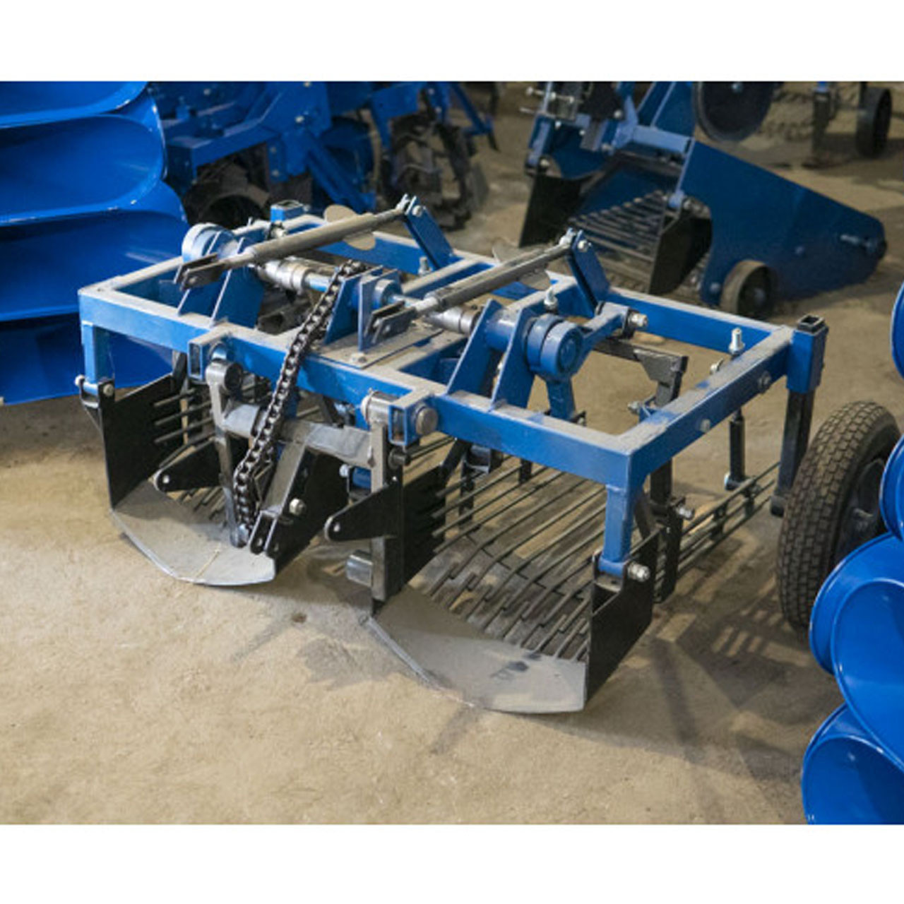 Дворядна картоплекопачка на мототрактор Скаут Т-15