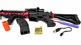 Дитячий автомат на орбіз М416 Pro Battlefield Red Edition, довжина 82 см, акумулятор 7.4V, фото 8