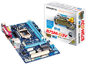 Материнська плата Gigabyte GA-B75M-D3V LGA 1155 (GA-B75M-D3V) Б/В