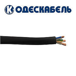 Кабель силовий гнучкий ВВГнг-LS 3х6 мм 2 мідний багатожильний (5-й клас гнучкості), Одескабель