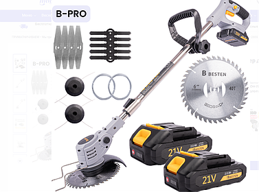 Бездротовий електричний тример для трави BESTEN BE-2869