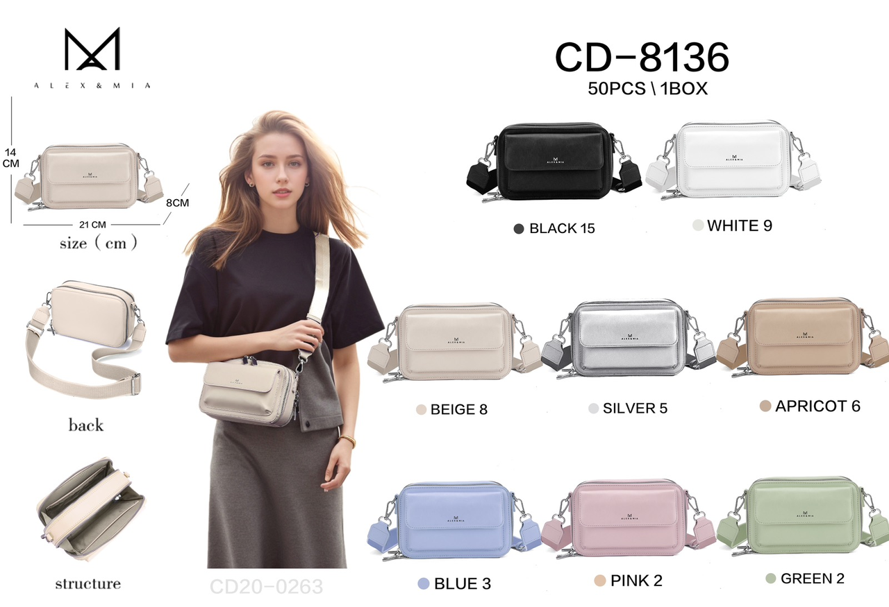 Жіноча стильна сумочка Alex&Mia (гуртом/роздріб)