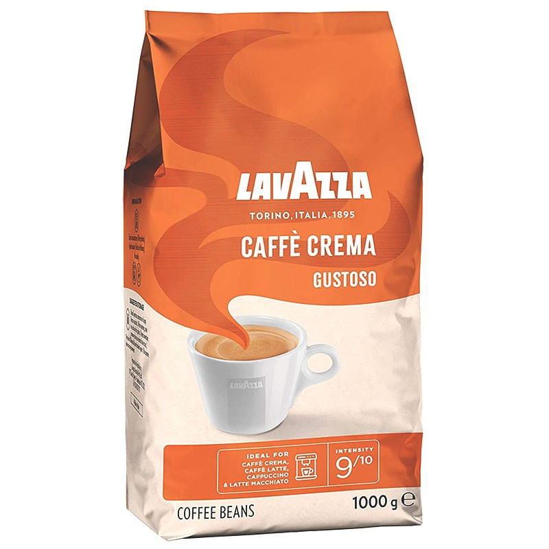 Кава в зернах Lavazza Caffe Crema GUSTOSO, 1 кг