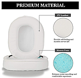 Амбушури для навушників Audio-Technica ATH M50XBT2 M50XBT M50X M50RD M20x M30X M40X SX1a MSR7 Білі White, фото 2