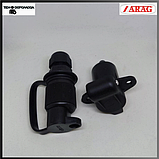 Розетка зі штекером живлення СОВО (мама+тато) 3-полюсна ,Розетка до монітора Bravo-180 466001, фото 2