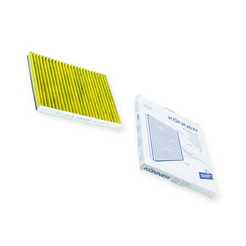 Фільтр повітряний салону Chevrolet Aveo 1,6см³ 08.р (Könner) вугільний