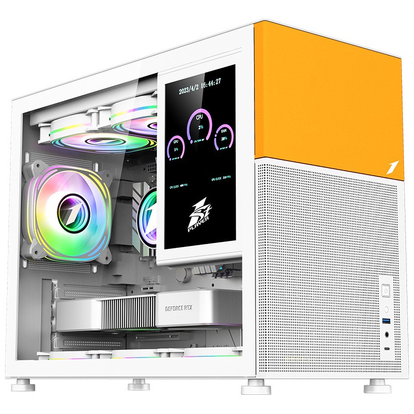 Корпус 1stPlayer Mi6-EV White без БР white DS