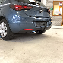 Фаркоп Opel Astra K 2015-2021 (Опель Астра К) швидкоз'ємний гак на ключах, фото 4