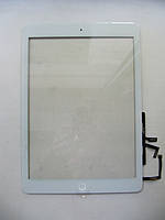 Сенсор тачскрин Apple iPad 5 білий КНОПКА СКОТЧ