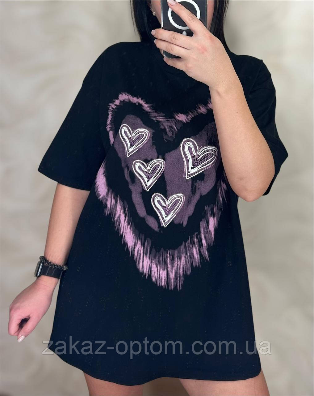 Футболка жіноча оптом (S-L) Китай 25061-133129