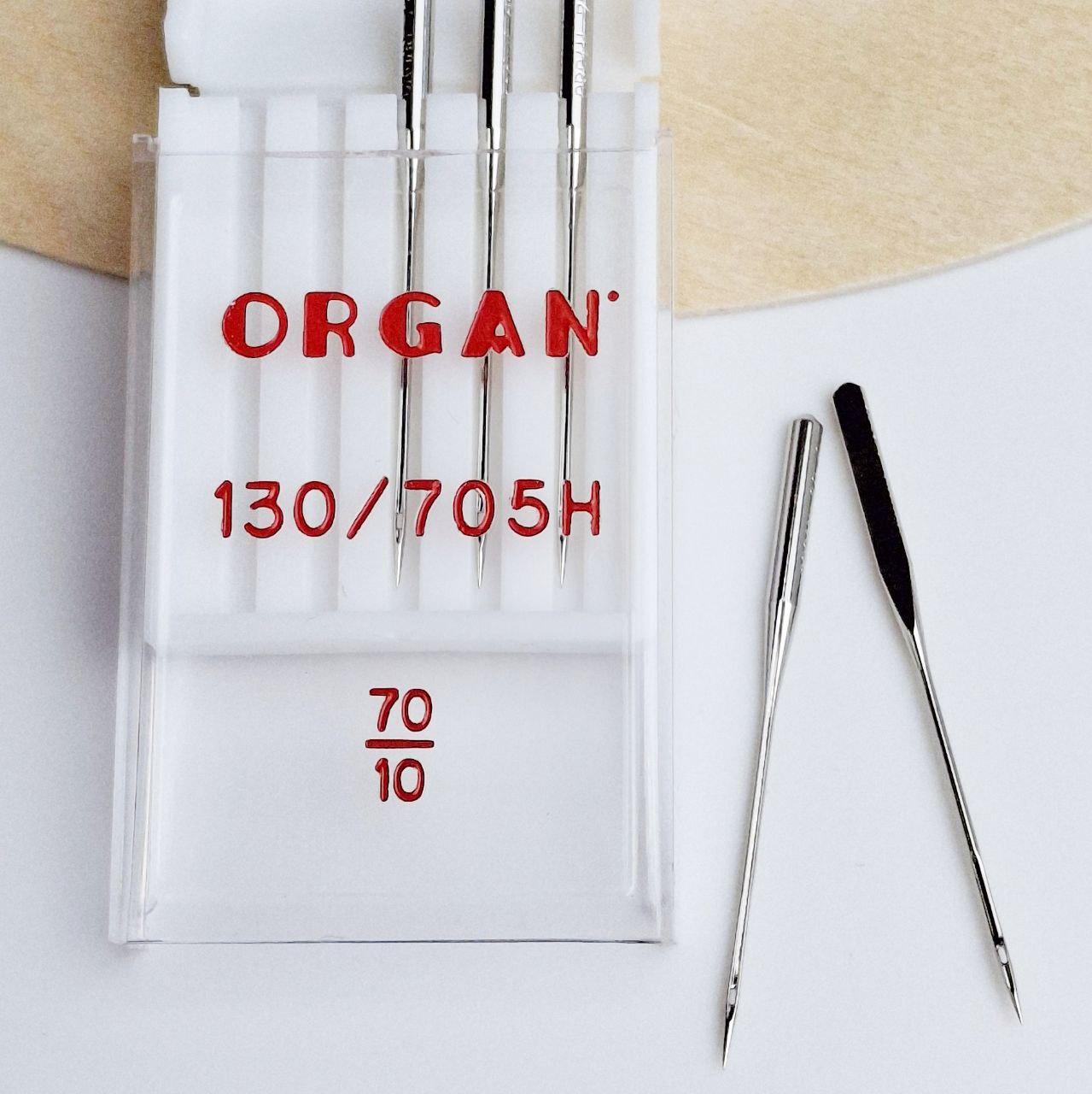 Голки для побутових швейних машин ORGAN стандарт №70 (5шт.), фото 1